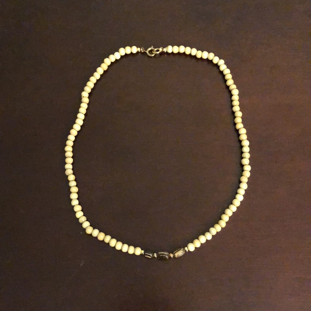 NEW Natural Bead 8.5” Necklace